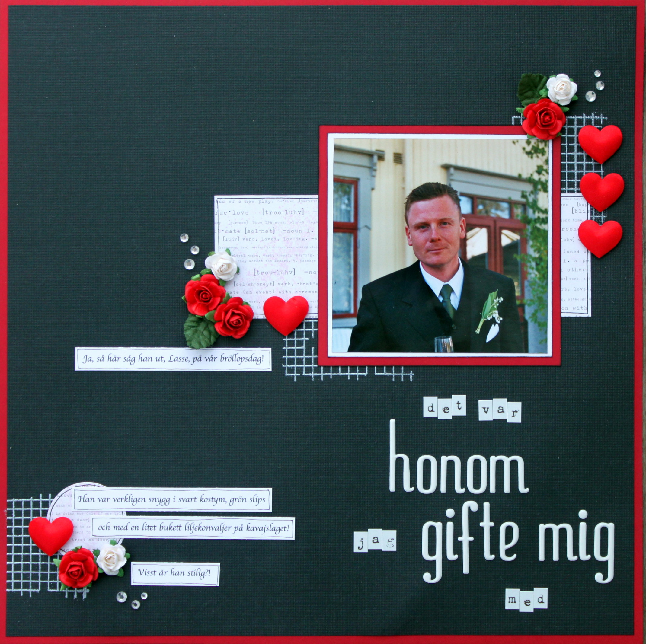 Svart och rött, och lite vitt!