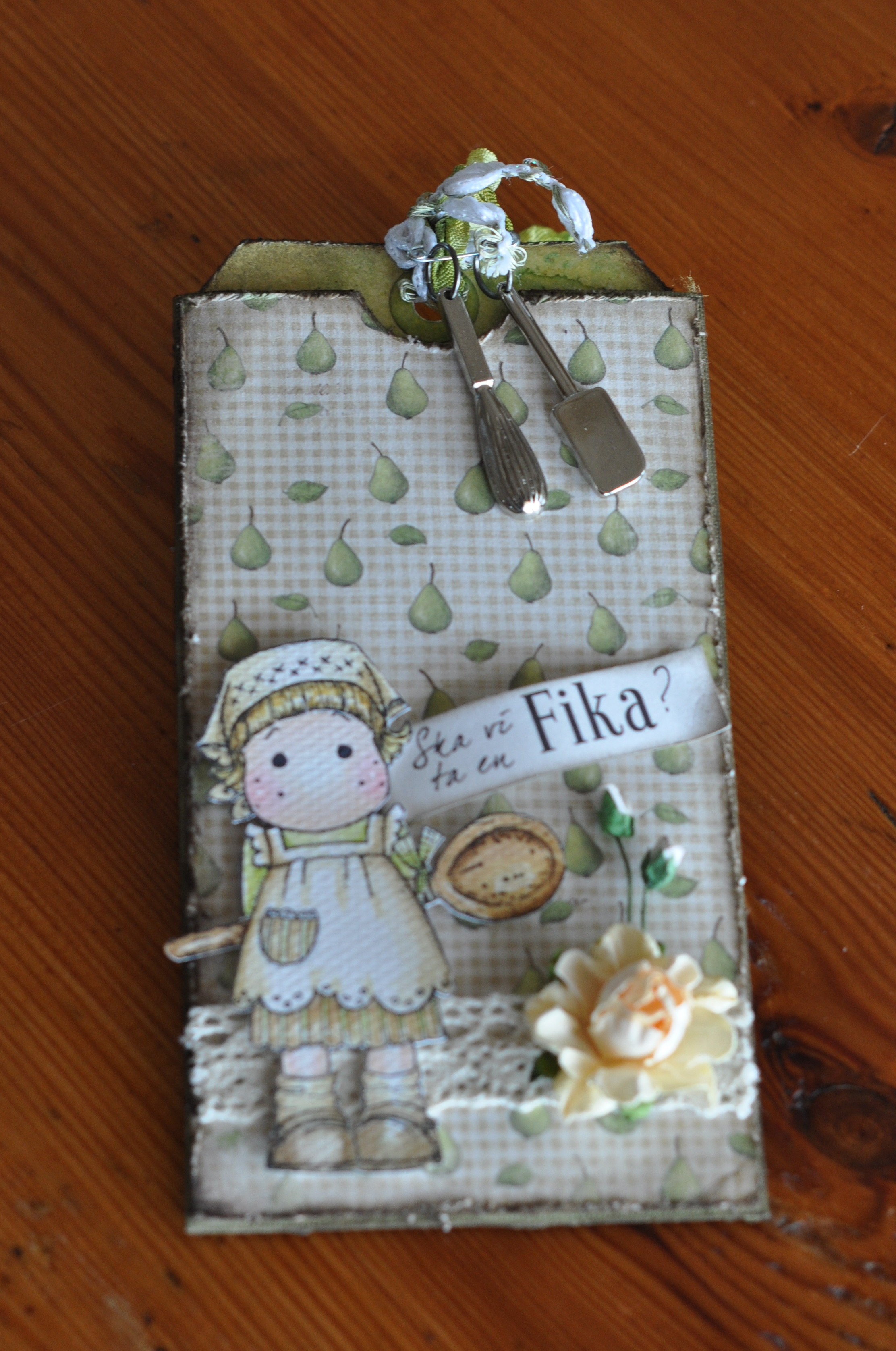 Recepttag – Ska vi ta en fika – Maja Design papper