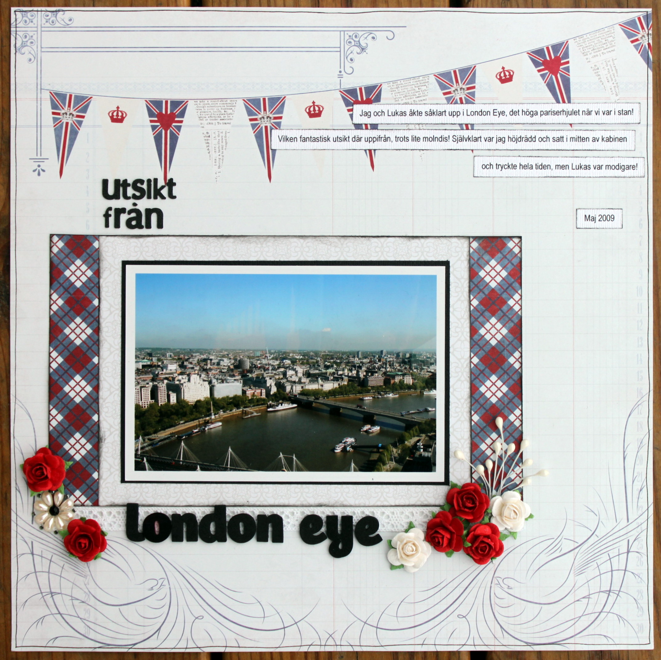 Back to England! – Album layout