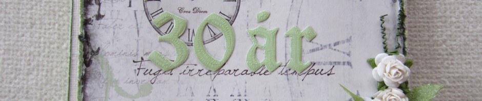 Mintgrönt grattiskort – Papper från Maja Design