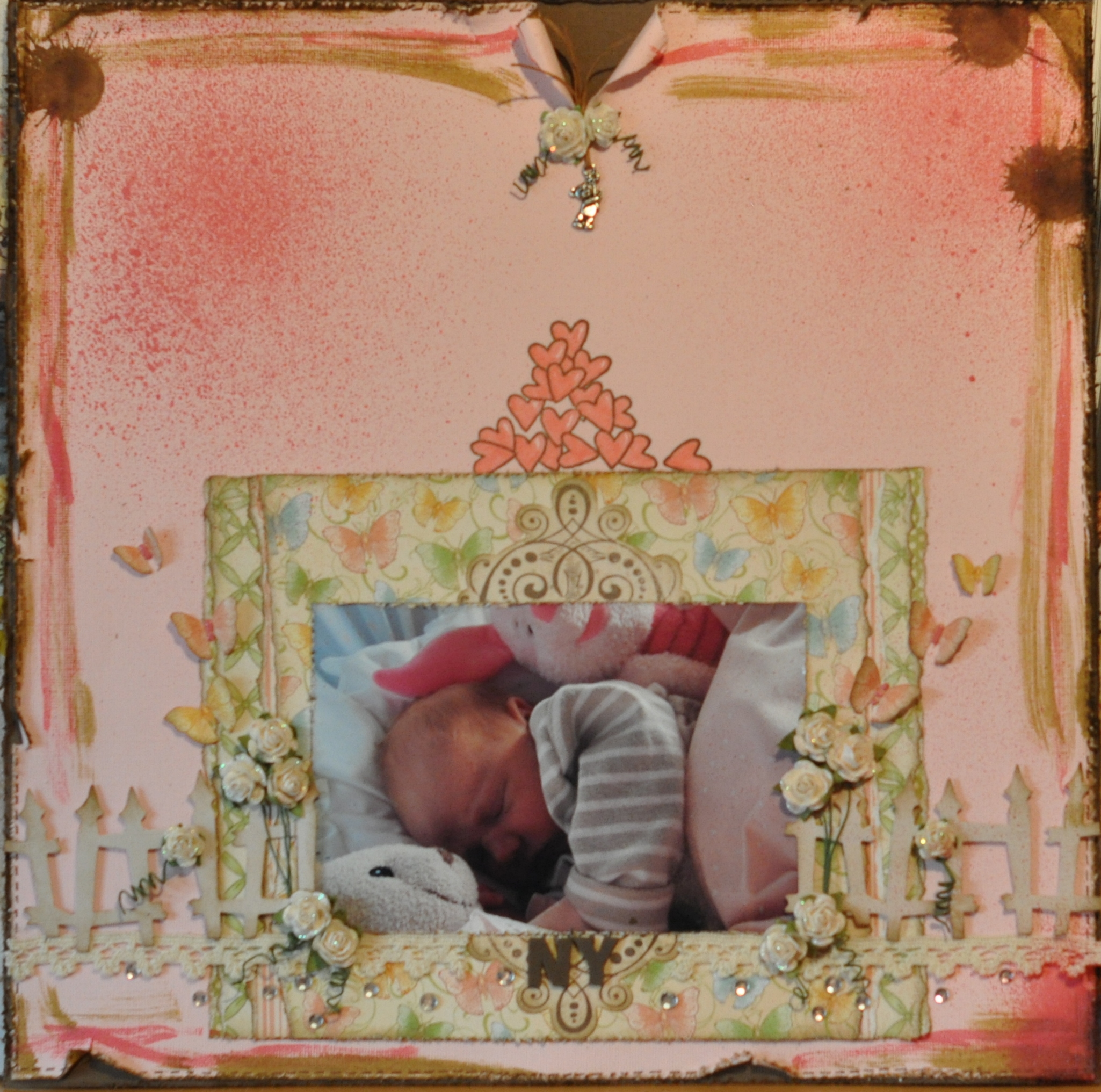 Sötnos – En baby albumlayout