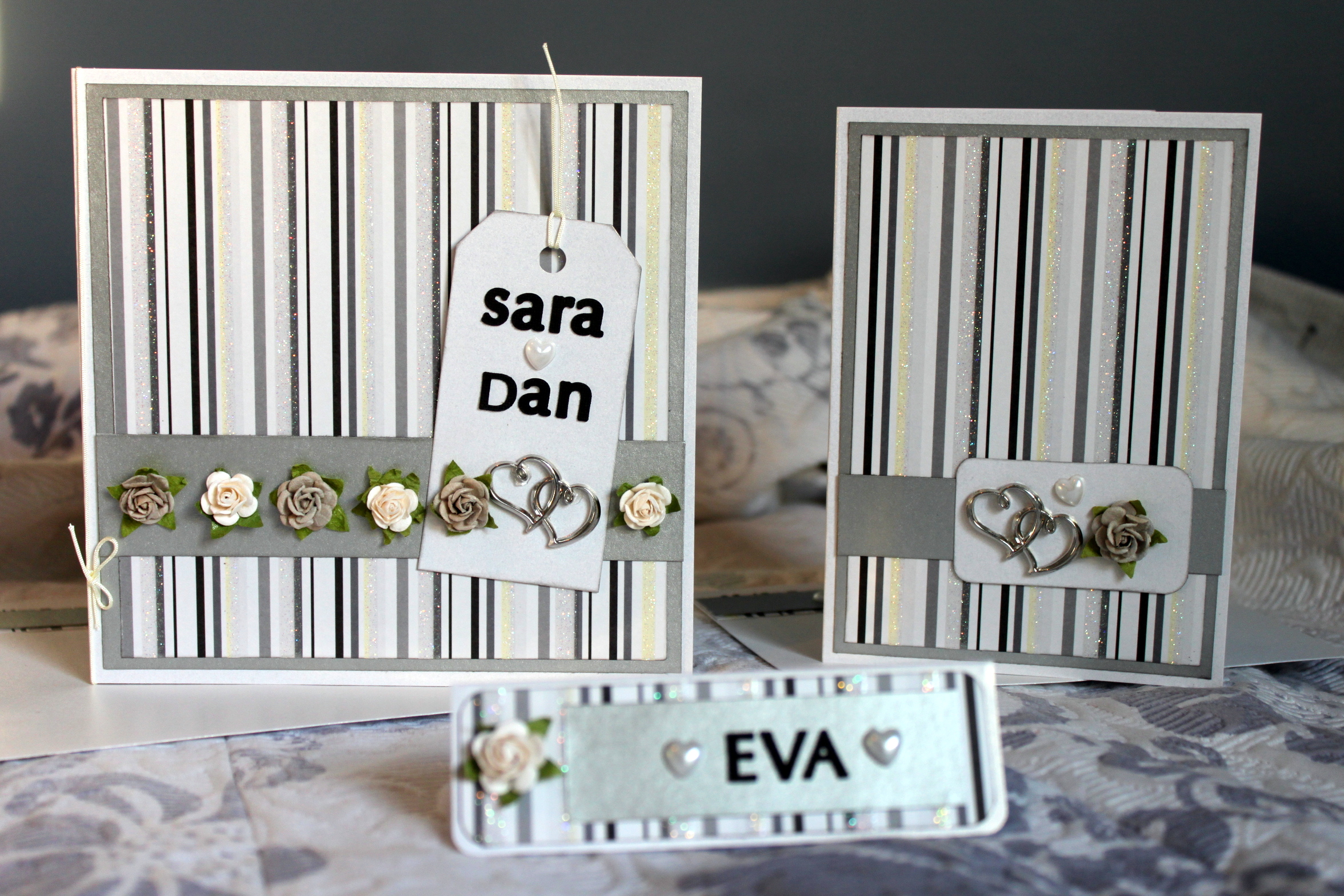 Bröllopskort inspiration – Moderna Ränder