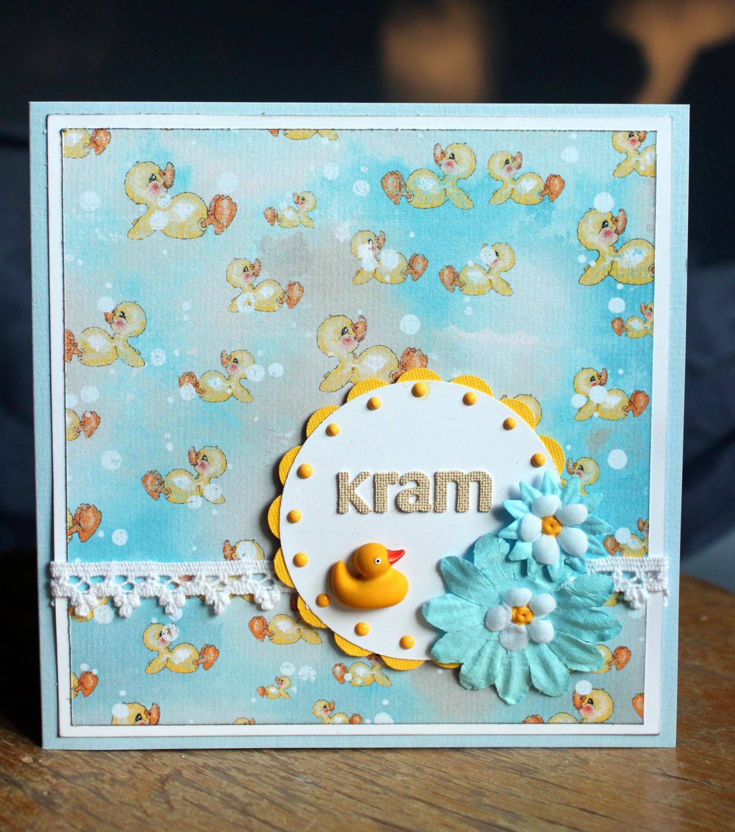 Kvack, kvack – Kort med anka – Pyssel