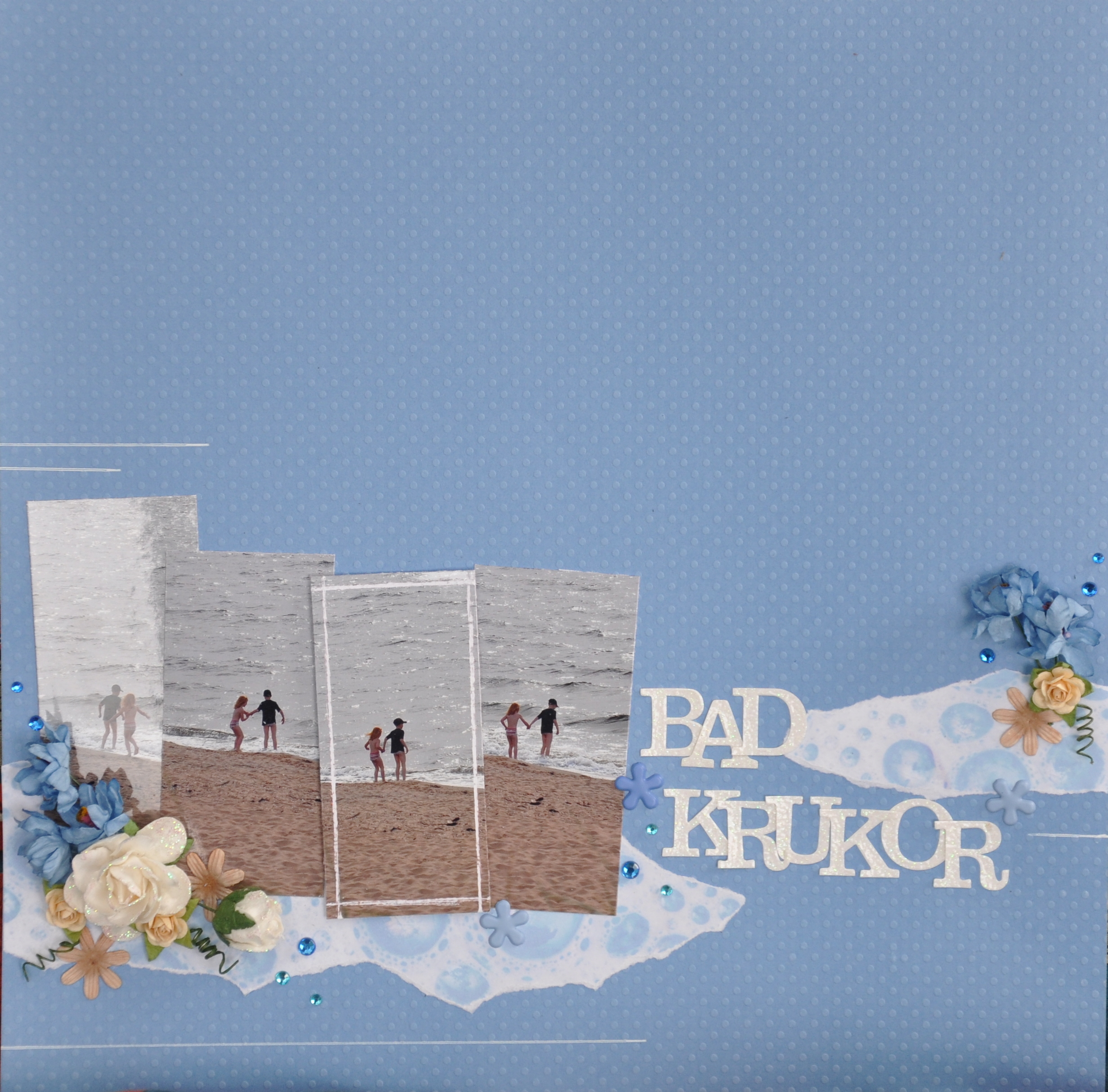 Scrapbooking Layout – Badkrukor
