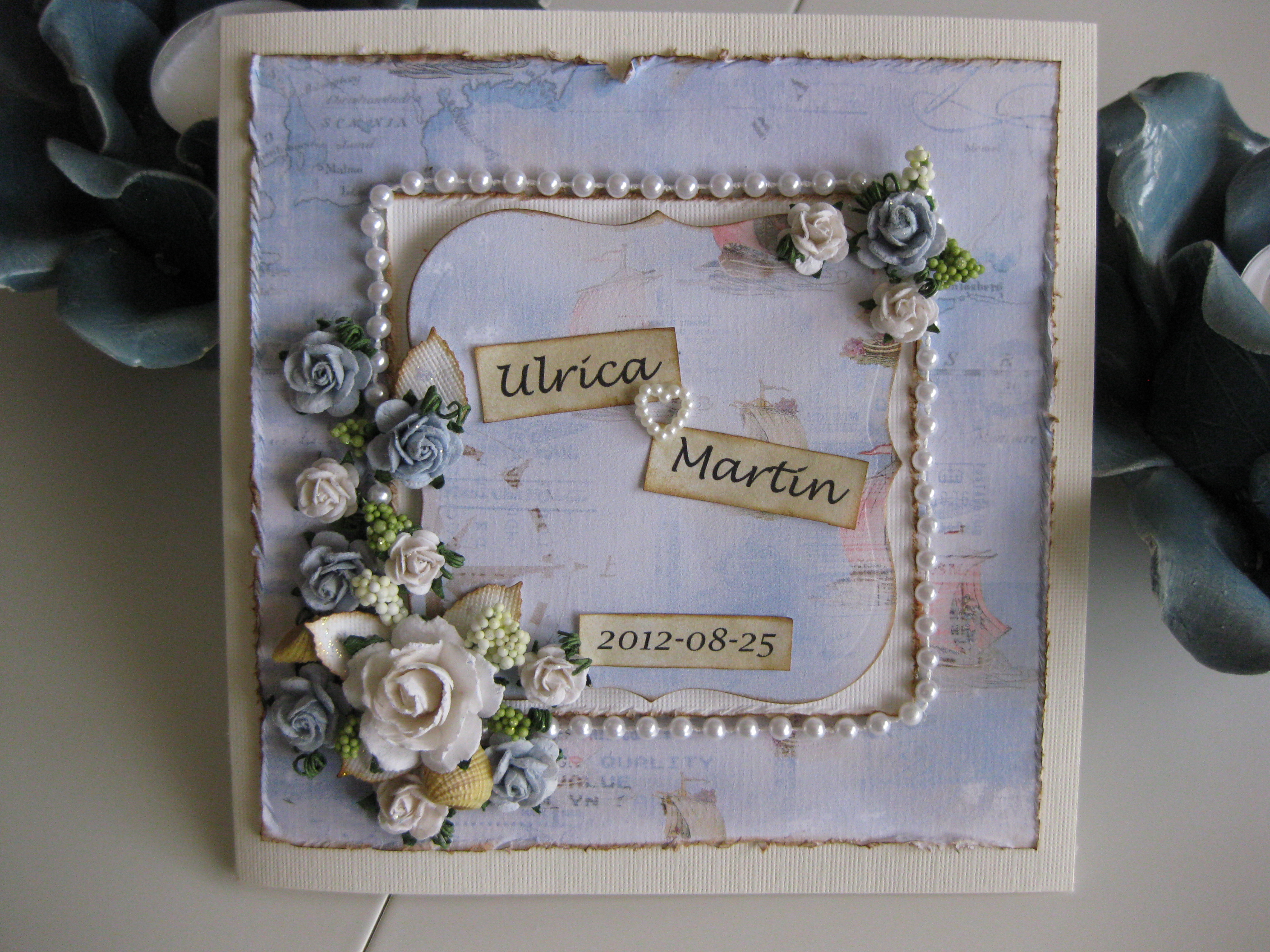 Bröllopskort – Scrapbooking