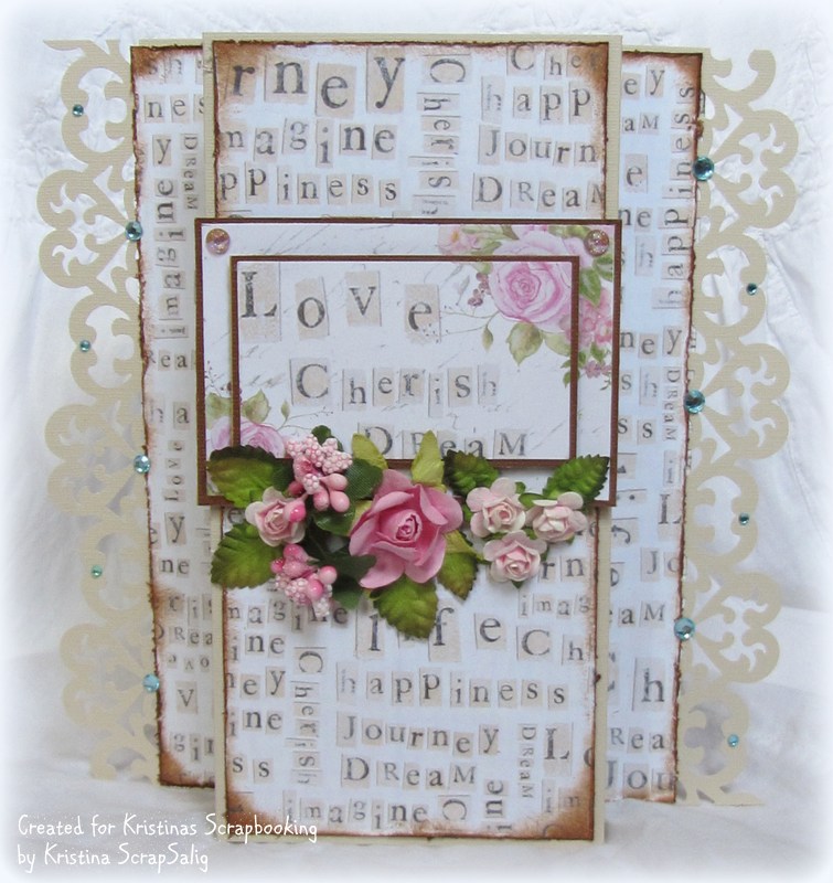 Elegant vikning klädd i Kaisercraft