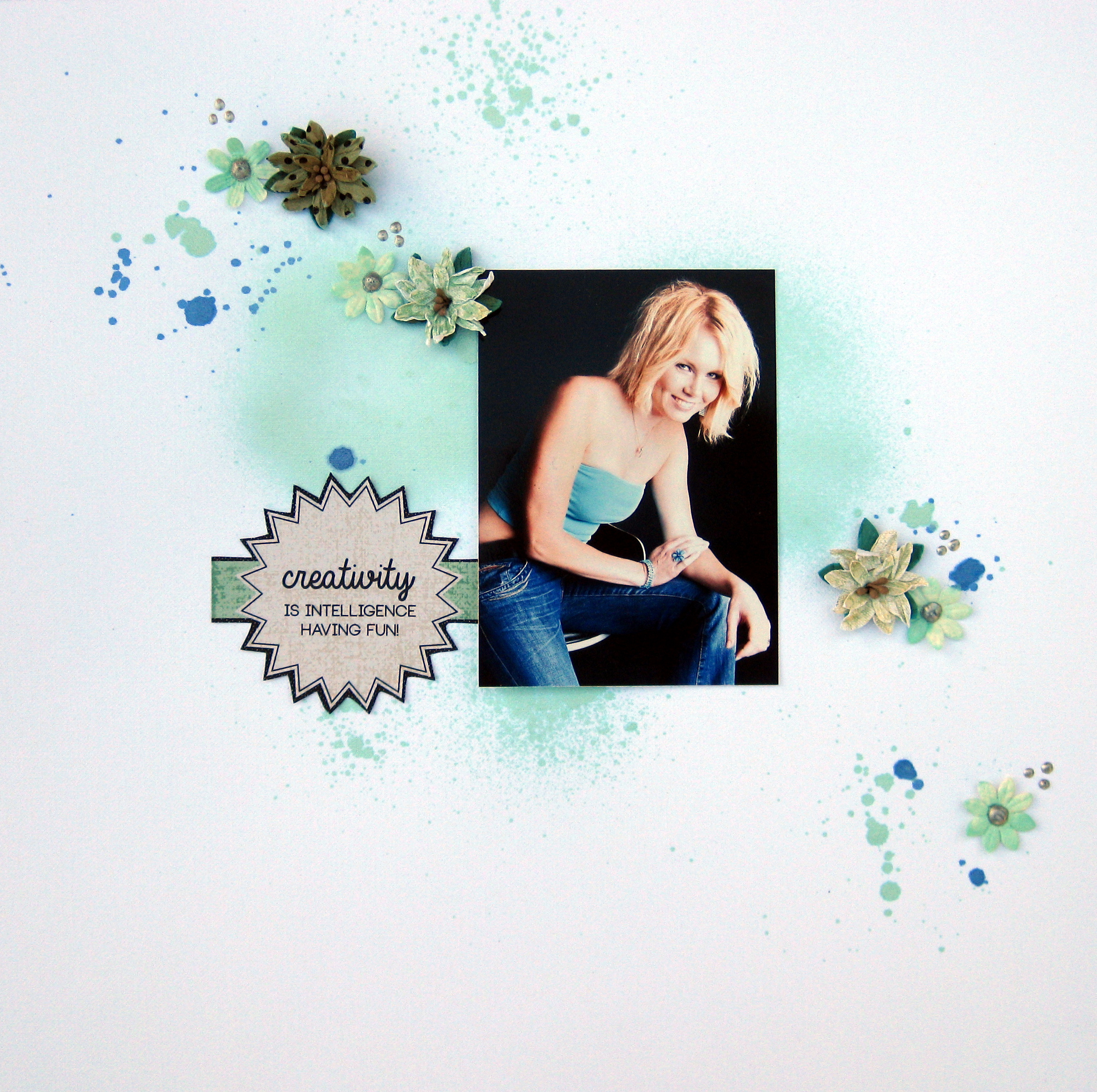 Mitt bästa scraptips… LEK!!! ;)