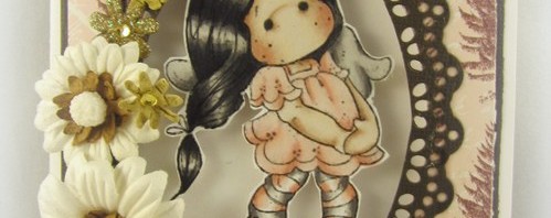 Julkort med kul vikning