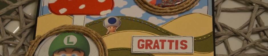 Super Mario shaker card