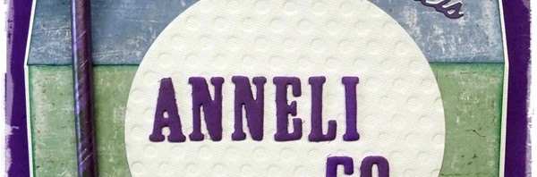 Staffli kort med golf tema