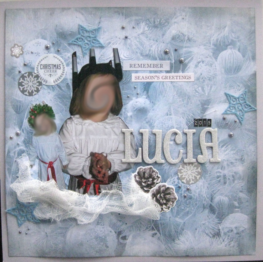 Layout med KaiserCraft-papper