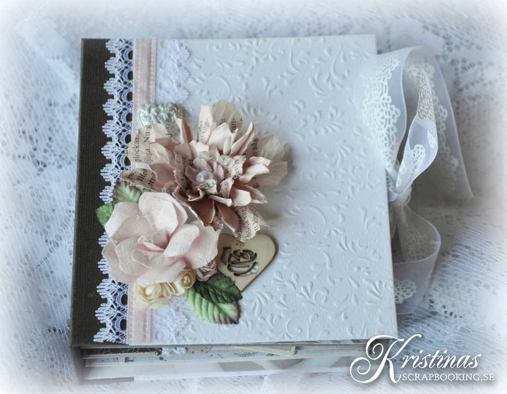 Romantiskt Minialbum Scrapbooking