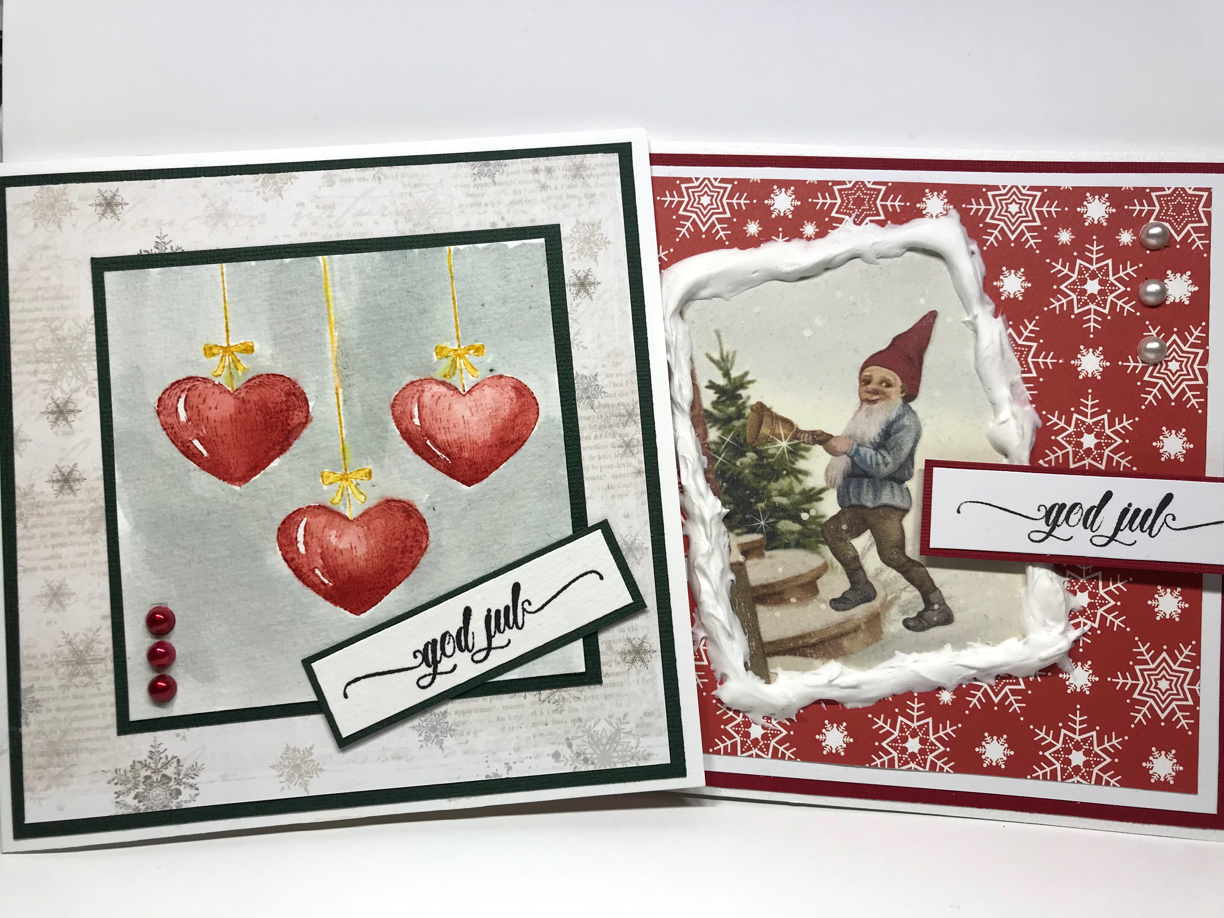 Två julkort