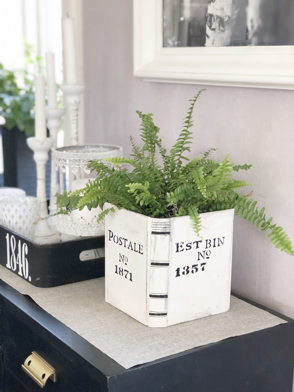 Krukgömma av gamla böcker