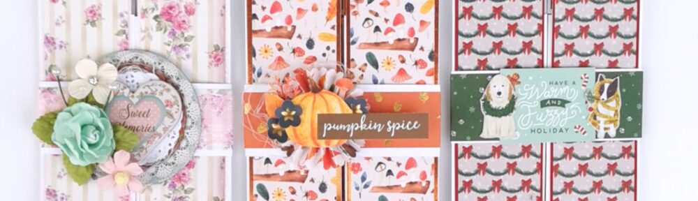 Rolig kortvikning – Trifold shutter card