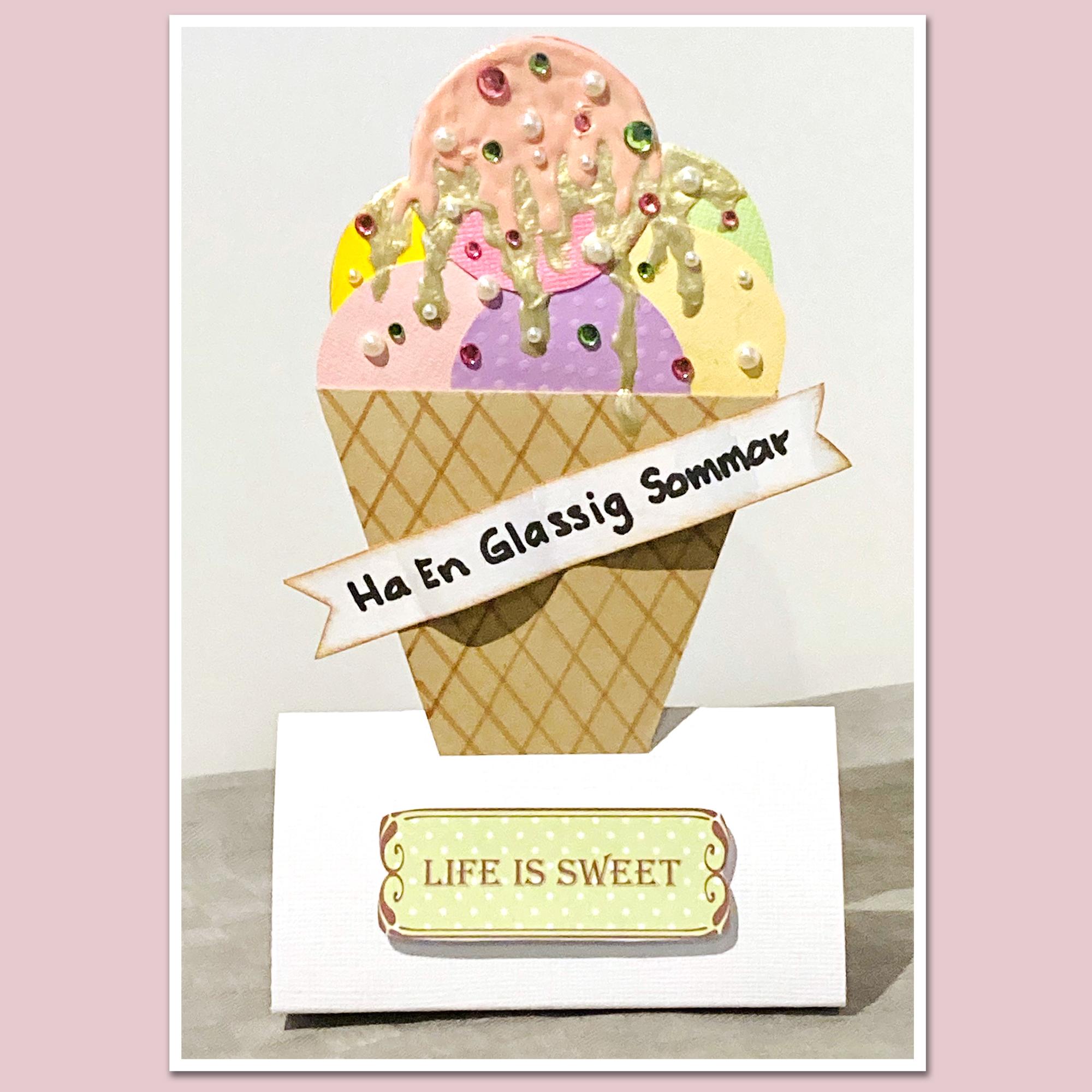 En glassig sommar – Glasskort