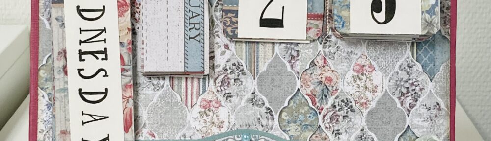 DIY kalender med Stamperias Grand Hotel