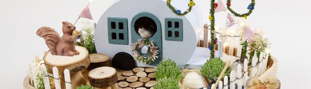 Midsommar i Husvagnen – Miniatyrträdgård