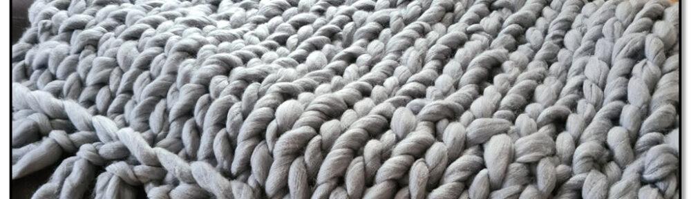 Chunky Pläd med XL-Garn Tutorial