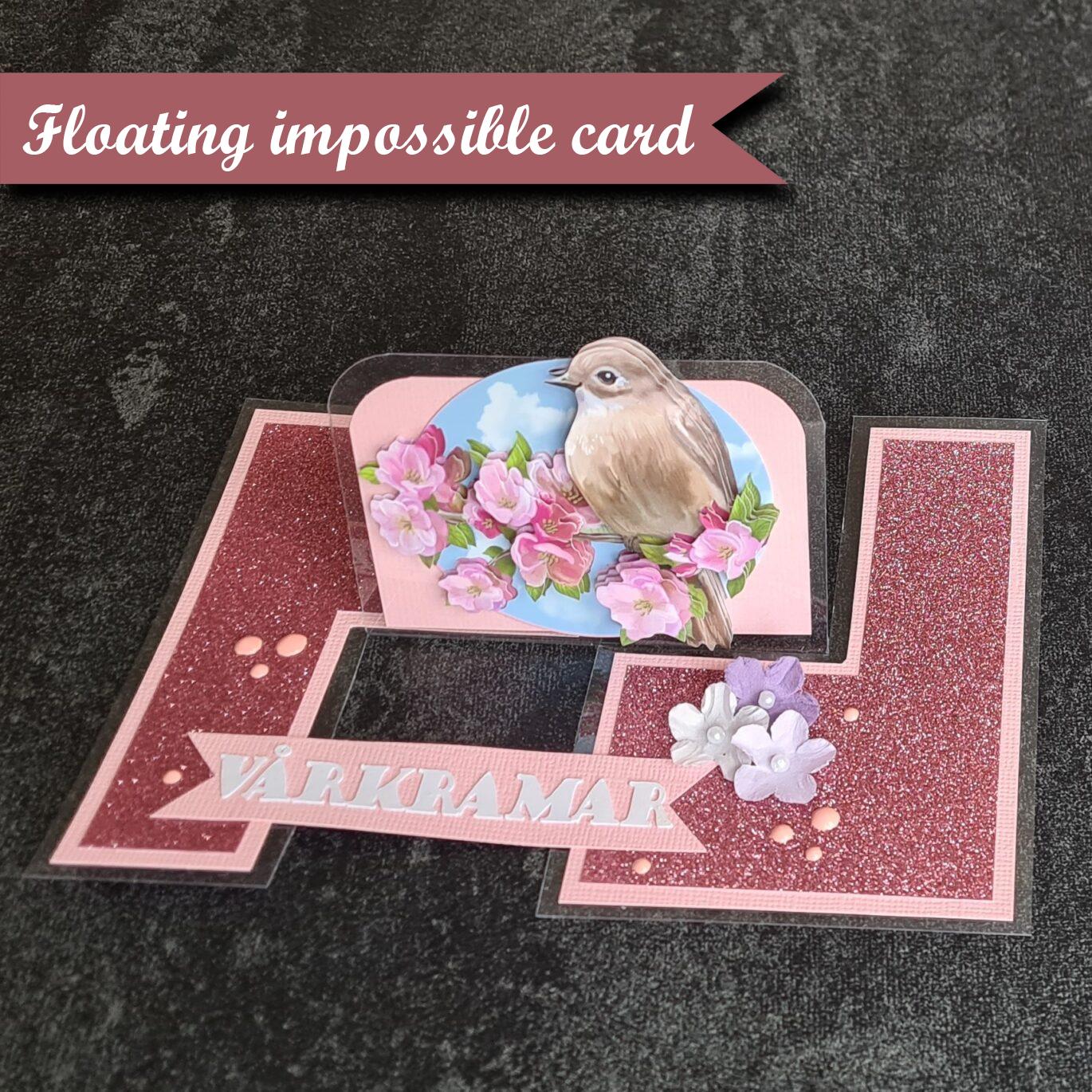 Floating impossible card