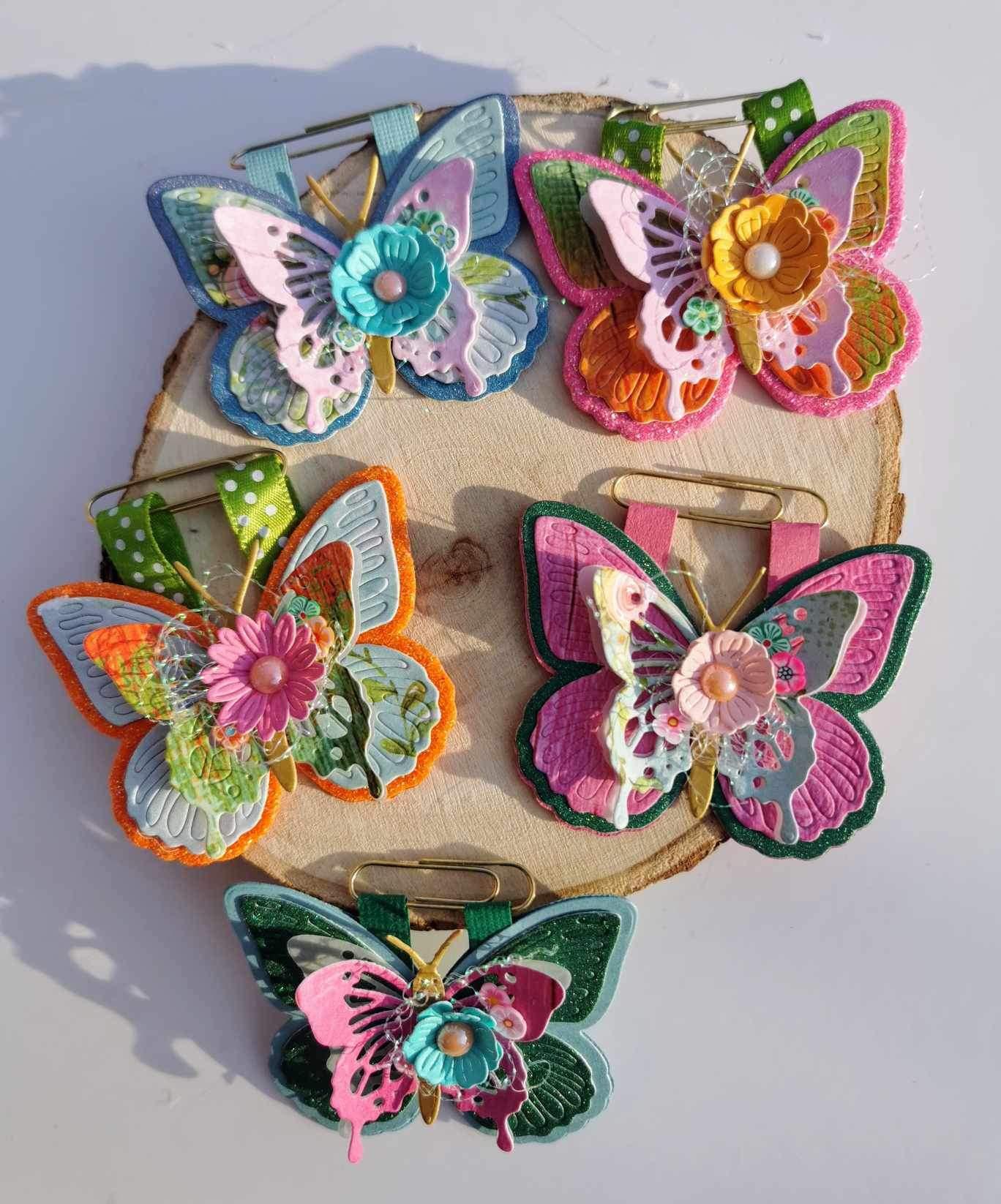 Dekorerade fjärilar