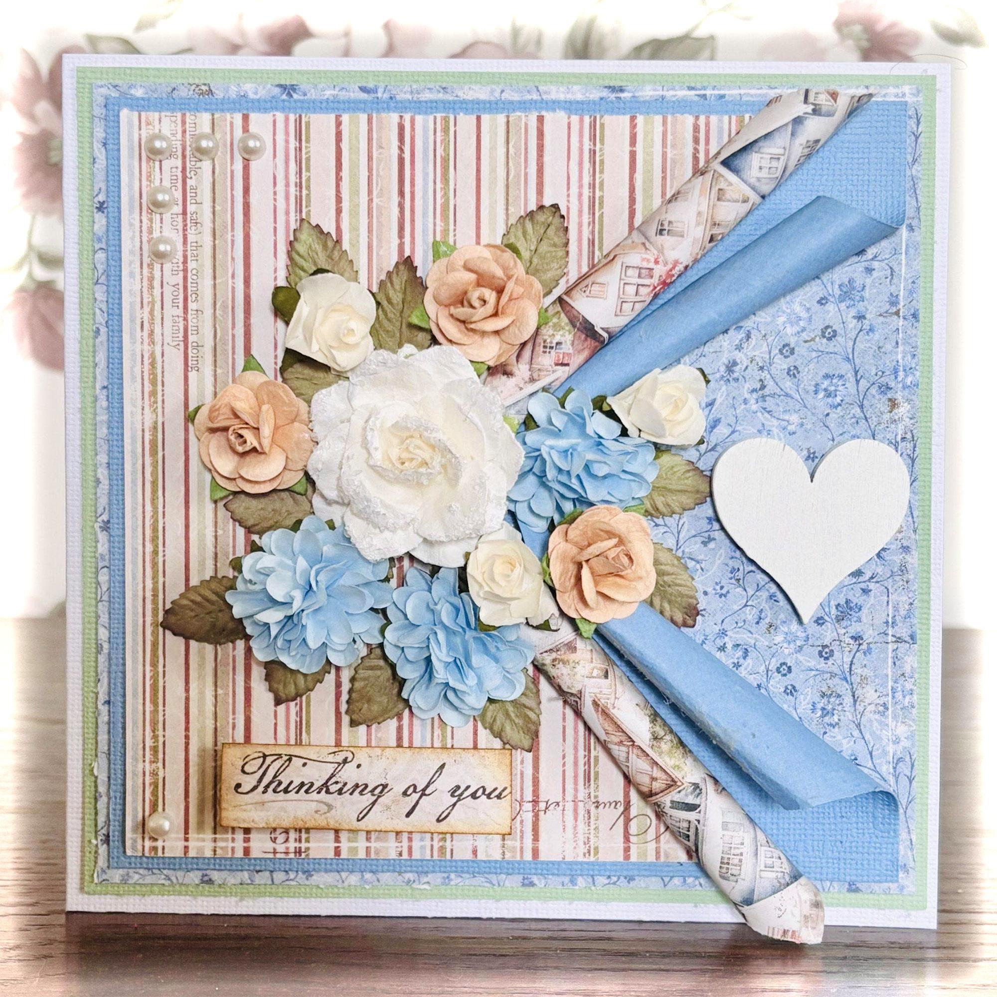 Scrapbookingkort med Hygge från Maja Design