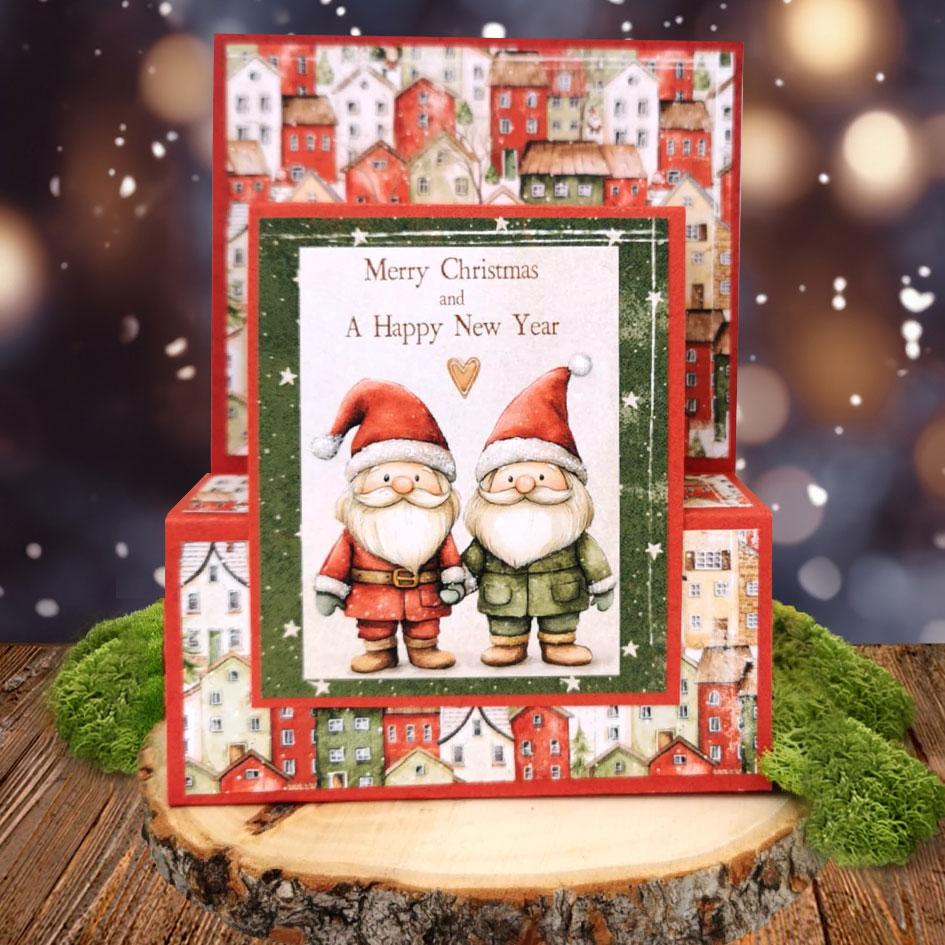 Enkla Pop up julkort Maja Design