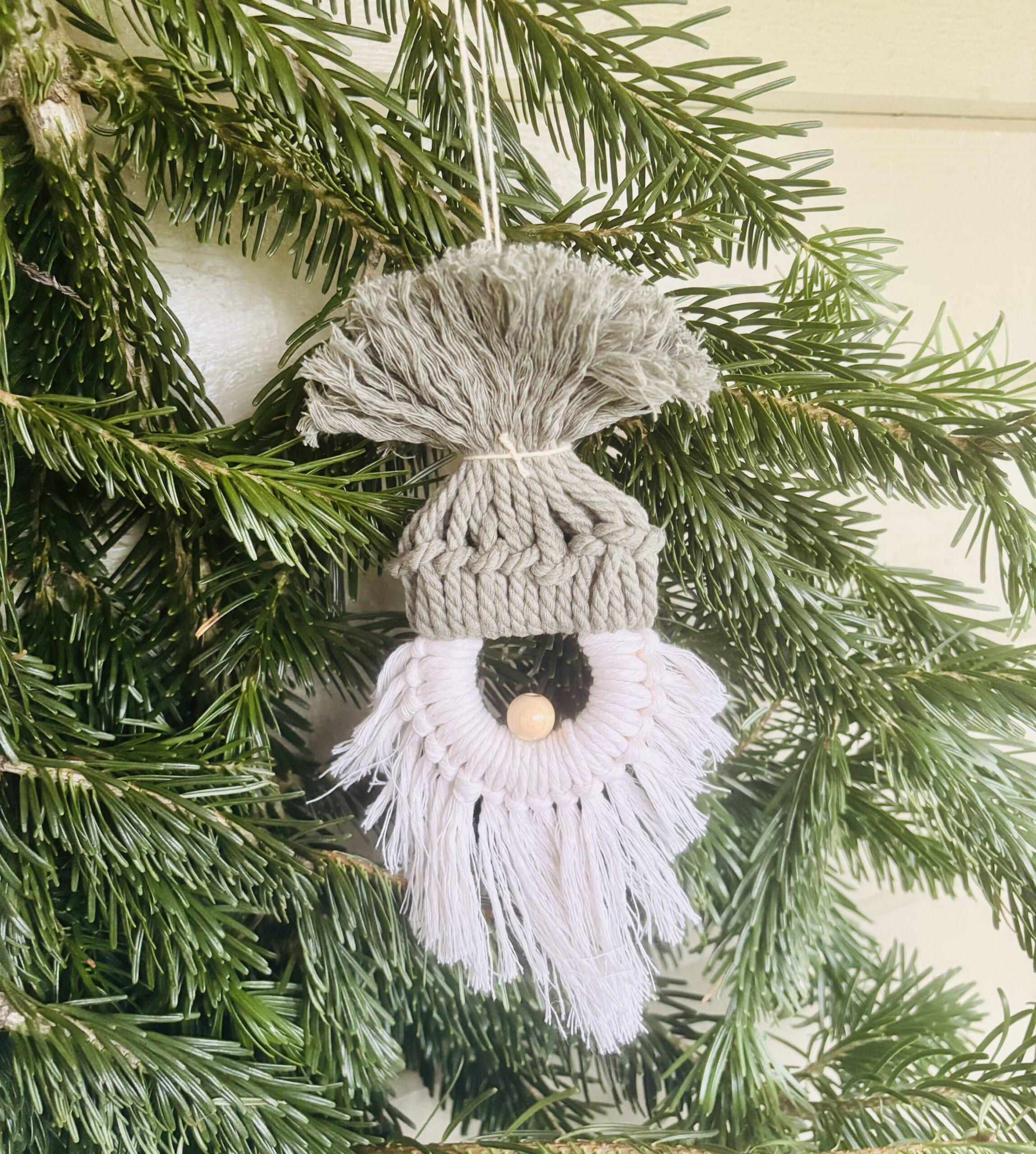 DIY Tomte Av Makramé Till Granen